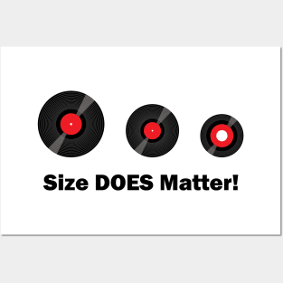 Size DOES Matter! (dark) Posters and Art